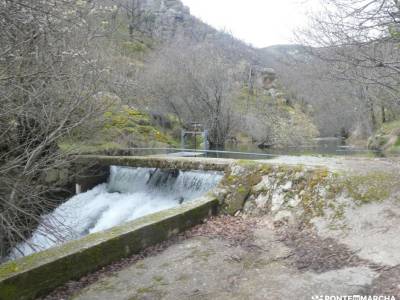 Presa de el Artiñuelo y Carro del Diablo; cañon del rio lobos rutas con niños sitios en madrid para 